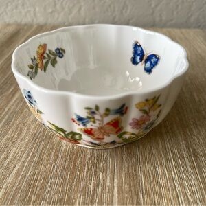 Aynsley COTTAGE GARDEN Bone China England Variete Small Bowl 4" Butterflies